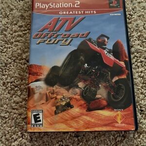 💥Buy 2 Get 1 Free💥 Sony PlayStation 2 ATV Offroad Fury - Red and Black
